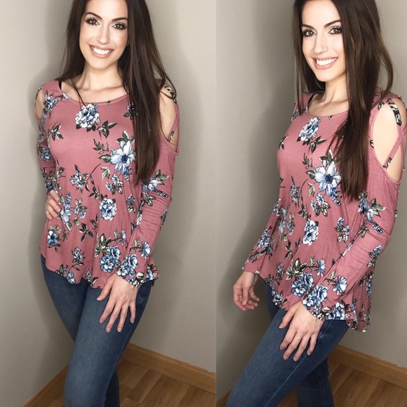 Mauve Floral Top - Picture 5 of 7